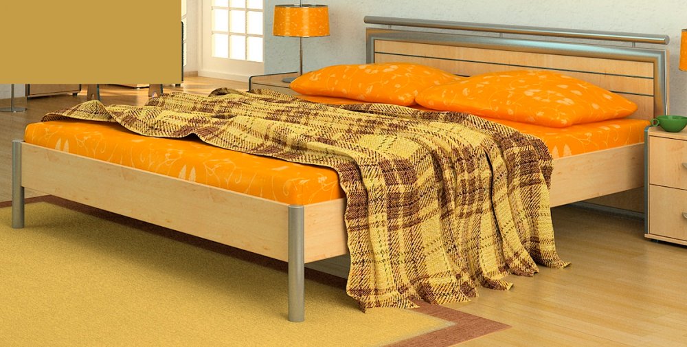 Кровать "Саша 1" ИД 01.93 на 1600