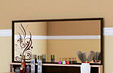 Зеркало настенное 19 Каркас: ЛДСП   Фасад ЛДСП с рисунком Дуб млечный, Дуб венге 