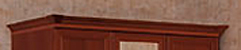 Комплект декор. элементов №48/18Р (карниз) 48 Каркас: ЛДСП  Фасад:  рамочный (мебельный профиль) Итальянский Орех 